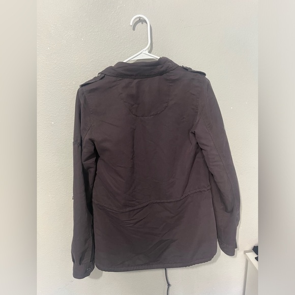 Obey Propaganda Charcoal Gray Stud Detail Utility Jacket - Picture 4 of 4